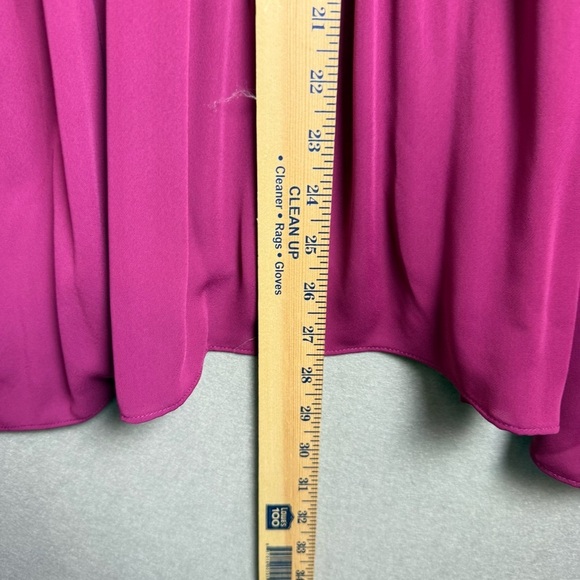 J. Jill Women’s Wearever Sunburst-Pleated Woven Top in Pink Boysenberry size 2X - Picture 3 of 10